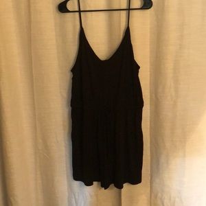 H&M basics short romper black